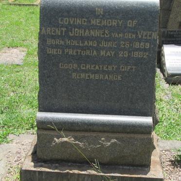 VEEN Arent Johannes, van der 1859-1932