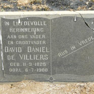 VILLIERS David Daniel, de 1925-1908