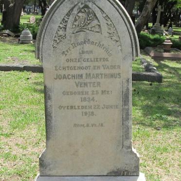 VENTER Joachim Marthinus 1834-1918