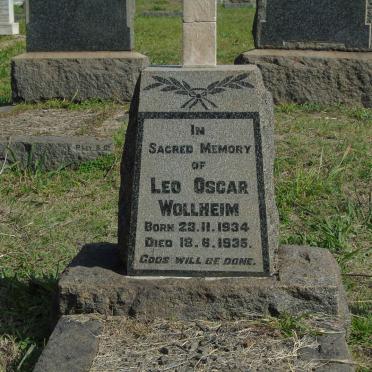 WOLLHEIM Leo Oscar 1934-1935