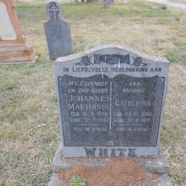 WHITE Johannes Marthinus 1876-1952 &amp; Catherina 1886-1971