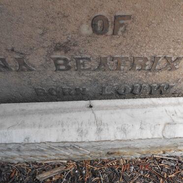 WYK Johanna Beatrix, van nee LOUW