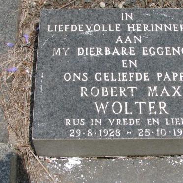 WOLTER Robert Max 1928-1974