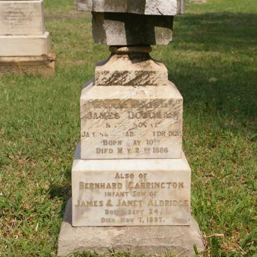 ALDRIDGE James Douglas 1886-1886 :: ALDRIDGE Bernhard Carrington 1897-1897