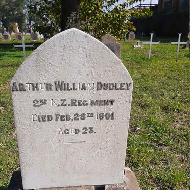 DUDLEY Arthur William -1901