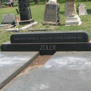 ZEILER Conrad Anton 1889-1988 &amp; Anna Margaretha Roux BOSMAN 1893-1969