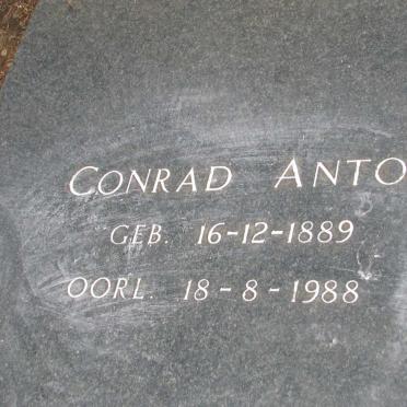 ZEILER Conrad Anton 1889-1988 &amp; Anna Margaretha Roux BOSMAN 1893-1969