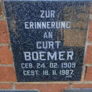 BOEMER Curt 1909-1987