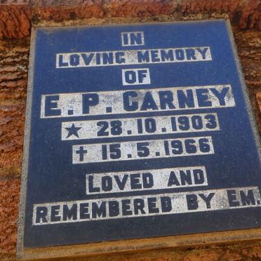 CARNEY E.P. 1903-1966
