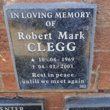 CLEGG Robert Mark 1969-2003