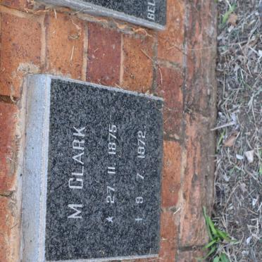 CLARK M. 1875-1972