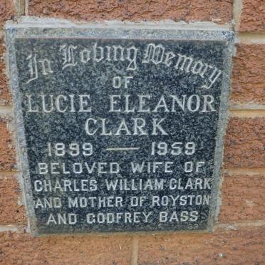 CLARK Lucie Eleanor 1899-1959