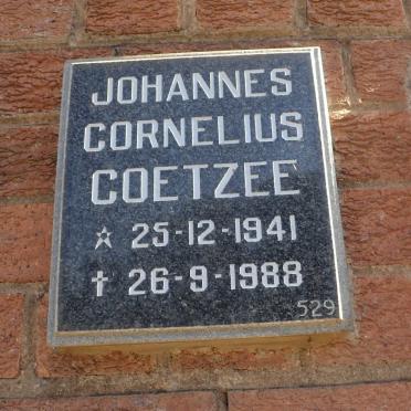 COETZEE Johannes Cornelius 1941-1988