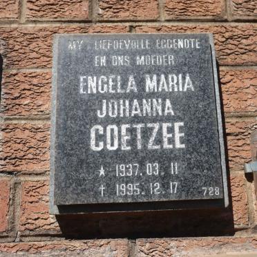 COETZEE Engela Maria Johanna 1937-1995
