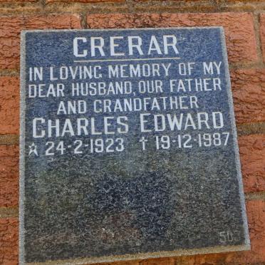 CRERAR Charles Edward 1923-1987