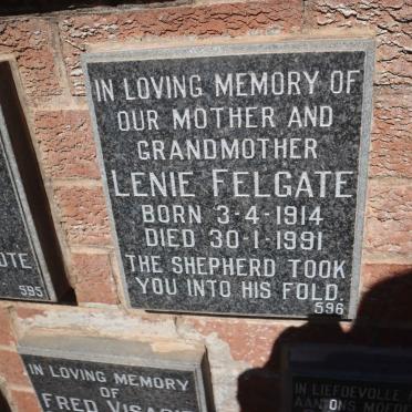 FELGATE Lenie 1914-1991