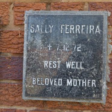 FERREIRA Sally -1972