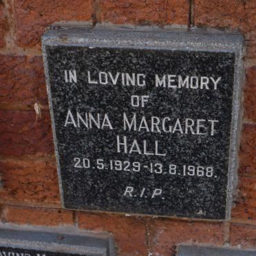 HALL Anna Margaret 1929-1968