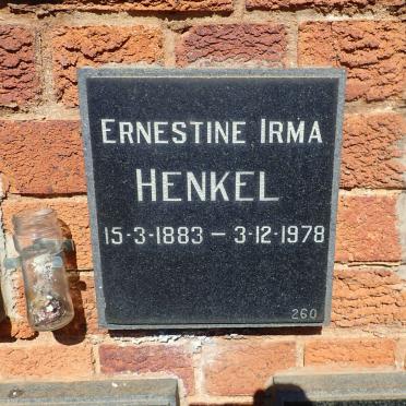 HENKEL Ernestine Irma 1883-1978