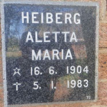 HEIBERG Aletta Maria 1904-1983