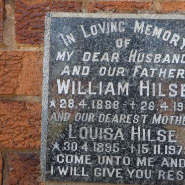 HILSE William 1888-1966 &amp; Louisa 1895-1978
