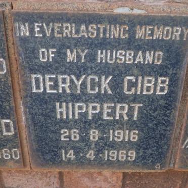 HIPPERT Deryck Gibb 1916-1969