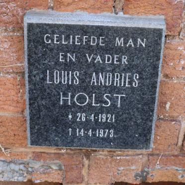 HOLST Louis Andries 1921-1973