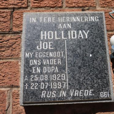 HOLLIDAY Joe 1929-1997