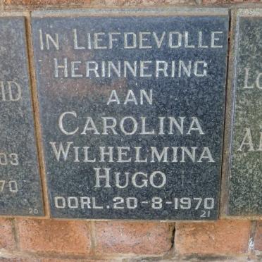 HUGO Carolina Wilhelmina -1970
