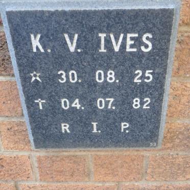 IVES K.V. 1925-1982