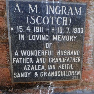 INGRAM A.M. 1911-1983