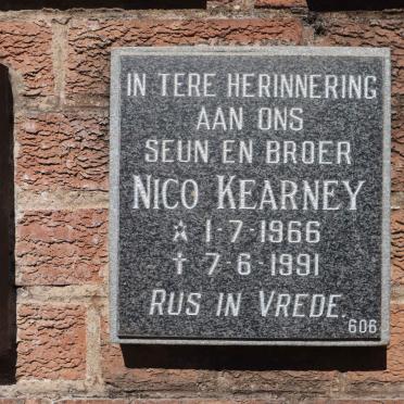 KEARNEY Nico 1966-1991