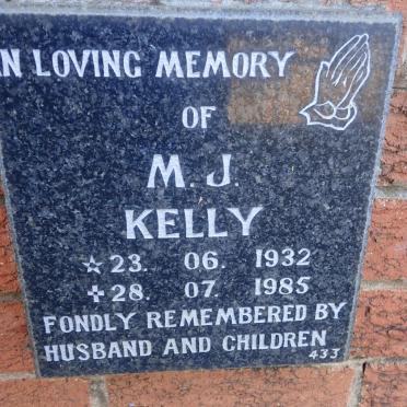 KELLY M.J. 1932-1985