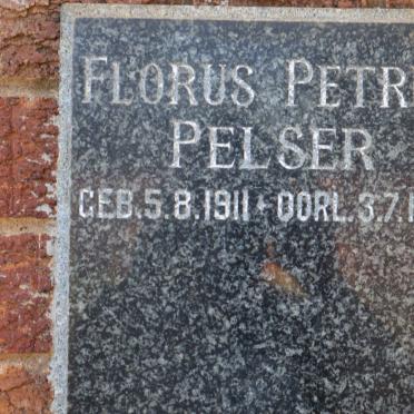 PELSER Florus Petrus 1911-1967