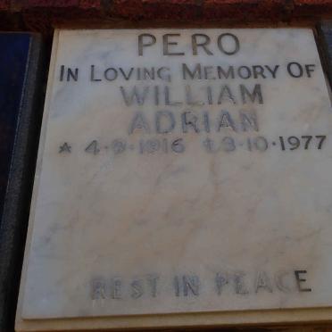 PERO William Adrian 1916-1977