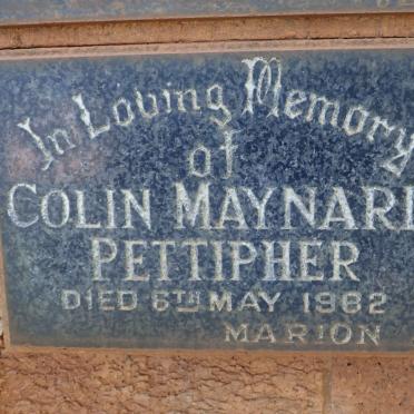 PETTIPHER Colin Maynard -1962