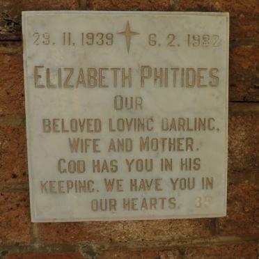 PHITIDES Elizabeth 1939-1982