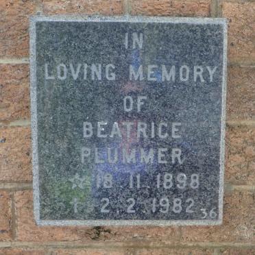 PLUMMER Beatrice 1898-1982