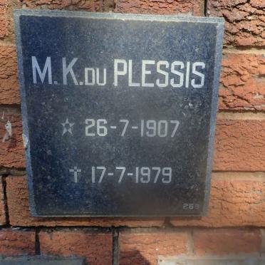 PLESSIS M.K., du 1907-1979