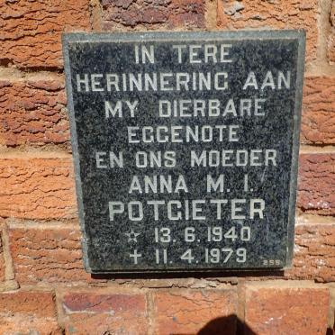 POTGIETER Anna M.I. 1940-1979