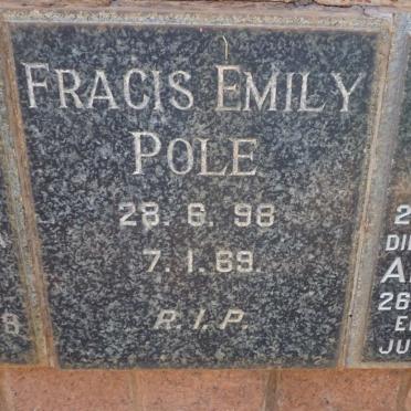 POLE Fracis Emily 1898-1969