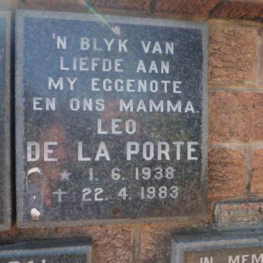 PORTE Leo, de la 1938-1983