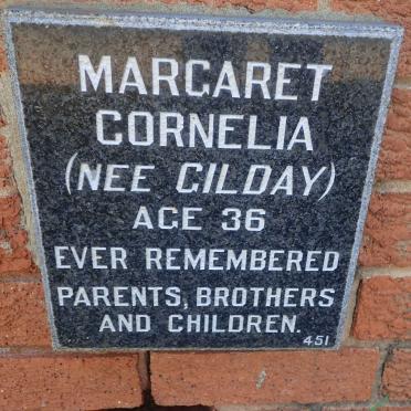 POHL Margaret Cornelia nee GILDAY 1949-1985