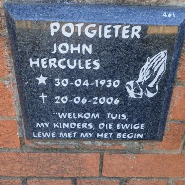 POTGIETER John Hercules 1930-2006
