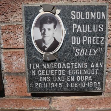 PREEZ Solomon Paulus, du 1945-1995