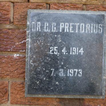 PRETORIUS C.C. 1914-1973