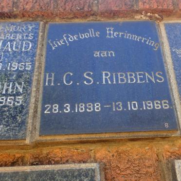 RIBBENS H.C.S. 1898-1966