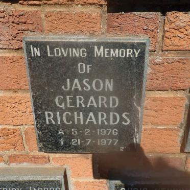RICHARDS Jason Gerard 1976-1977