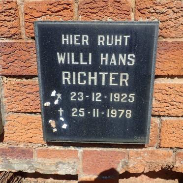 RICHTER Willi Hans 1925-1978