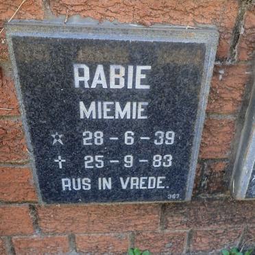 RABIE Miemie 1939-1983